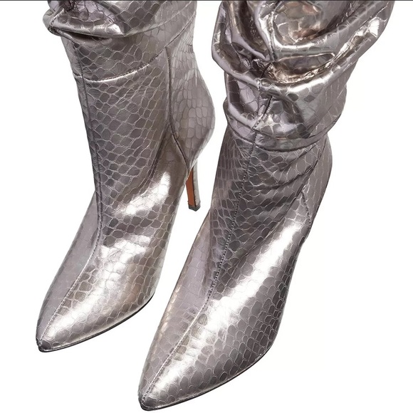 thumbnail image 2 of Brand New Missheel Platform Western Boots With 2 of 14